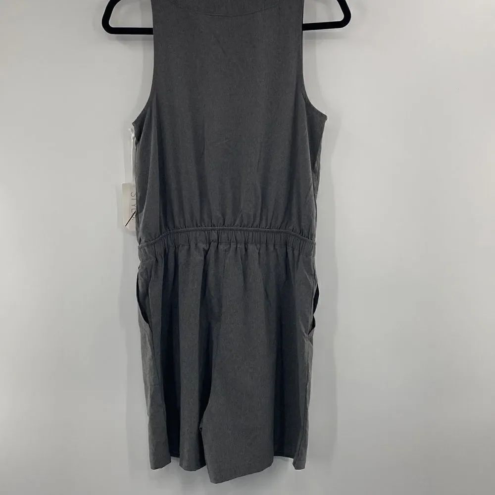 3For$20 Stylus Dark Heather Gray Romper Sleeveless size XS New - Picture 7 of 7